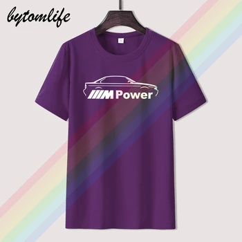 Bmw M Power Tričko Retro Bežné T Shirt pánske Letné Čierne Bavlna Krátke Rukávy O-neck Tee Košele, Topy Tee Unisex