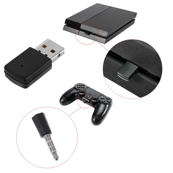 Adaptér Bluetooth V4.0 USB Bezdrôtový Adaptér Pre PS4 Gamepad Slúchadlá Slúchadlá Prijímač