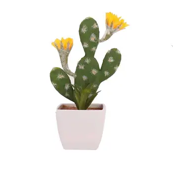 Simulácia Rastlín Tvorivé DIY Dodávky Príslušenstvo Živé Kaktus Dekor, Spálne, Kancelárie Auto Dekoroch Umelý Kvet bez Hrniec