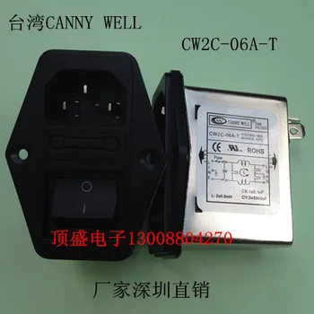 Na tchaj-wane ŠIKOVNÉHO DOBRE EMI power filter ako jeden veľký spínač zásuvky poistenie CW2C-10A-T CW2C-06A-T CW2C-6A-T 6A 10A