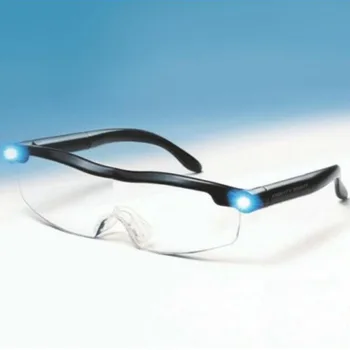 Diamond Maľovanie Výšivky LED svetlom a anti-modré svetlo osvetlenie okuliare na čítanie USB nabíjateľné zoom okuliare na čítanie