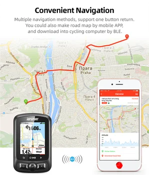 IGPSPORT IGS620 GPS Cyklistické Power Meter Bezdrôtový Cyklu Počítača ANT+ Bluetooth 4.0, Navigačnú Rýchlomer 3000 Hodinu Ukladanie Dát
