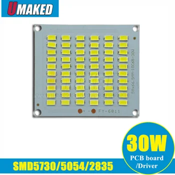 30W LED Svetlomet PCB dosky SMD5054/2835/5730 led hliníkový plech base, lampa zdroj pre led svetlomet Vonkajšie svetlo
