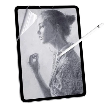 Papier Ako Screen Protector Fólia Pre Apple iPad 9.7 Vzduchu 3 4 10.5 10.9 2020 Pro 11 12.9 mini 5 10.2 7. Matný PET Maľovanie Napísať