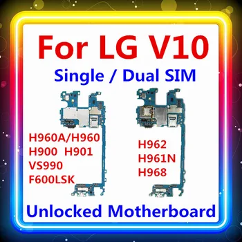 Pôvodný Pre LG V10 H960 Doske 32 G/64 G Pre LG V10 H960A/H960 H900 H901 VS990 F600LSK H968 H962 H961N Doska