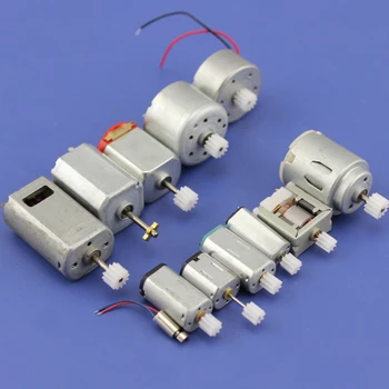 Motor výstroj balík (12 druhov) miniatúrne DC motor strane DIY hračka príslušenstvo technológia malých výrobných materiálov