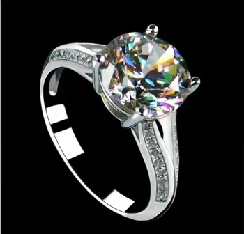 3Ct Továreň na Predaj Skvelý Diamantový Zásnubný Prsteň Platinum 950 Šperky snubný Prsteň