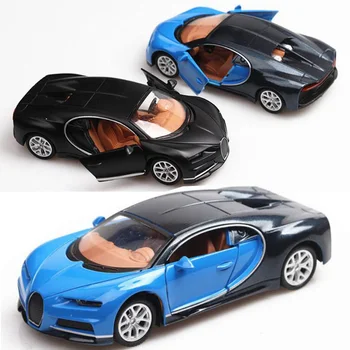 1/36 Rozsahu Hračka Auta Bugatti Chiron Kovové Zliatiny Športové Auto Diecasts Vozidiel Model Miniatúrne Hračky Pre Deti Detský Zber