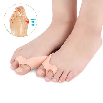 Silikónové vložky ortopedické topánky Arch Podpery pre nohy Protetických Vložky Palec Valgus Chránič noha, Prst, Prst Oddeľovač
