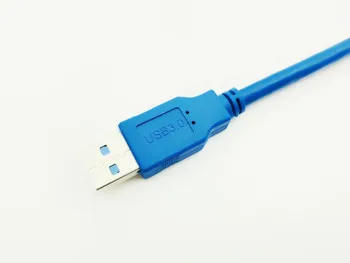 5 ks 30 cm Kábel USB 3.0 Samec Na Male USB Predlžovací Kábel, Super Rýchlosť USB 3.0 Extender Údaje Cabo Kábel Na HDD PC Počítač Ťažba