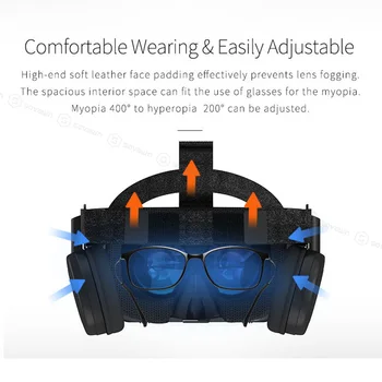 Pôvodné BOBOVR Z5 Aktualizácia BOBO VR Z6 Okuliare 3D Virtuálnej Reality Binokulárne Stereo Bluetooth VR Headset Prilba Pre iPhone Android