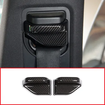 2 ks Uhlíkových Vlákien ABS Chrome Bezpečnostného Pásu Kryt Výbava Pre Mercedes Benz B CLA GLA Triedy W117 C117 W246