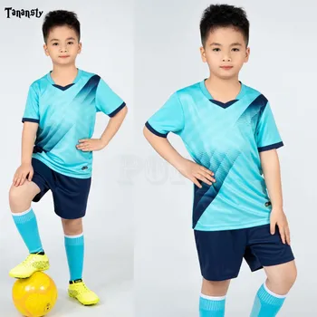 2020 Deti na futbal, Uniformy chlapci dievča futbalové Dresy Vlastné dieťa Futbalový Dres Nastaviť Športové tričko športové oblek nový štýl