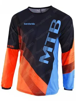 Požičovňa jersey crossmax moto Dresy motocross mx bike mtb t-shirt lete zjazd dlhý rukáv cyklistické oblečenie