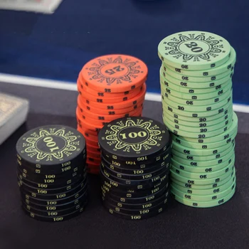 10pcs/set Premium Texas Hold ' em Poker Hazardných hier Kasíno Retro Keramiky dosková hra Čipy 10 Gram Čip Veľkoobchod