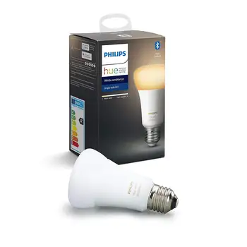 Philips Odtieň Biely Atmosféru bombilla LED inteligente E27, luz blanca de cálida a fría