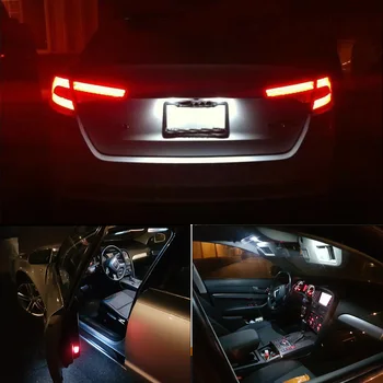 13X Canbus Interiérové LED Svetla Kit Pre Chevrolet Traverz 2009-2017 Mapu Dome batožinového priestoru Rukavice Políčko špz svetlo