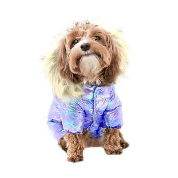 Zimné Psie Oblečenie Pre Malé Psy Lesklé Psa Dole Parkas Oblečenie Pre Francúzsky Buldog Pug Farebné Oblečenie Chihuahua Coats