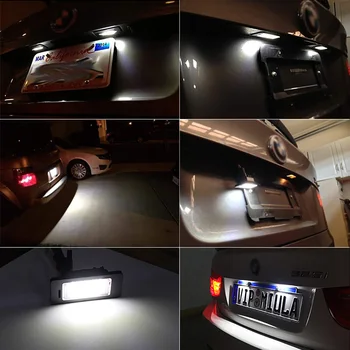 2 KS pre bmw LED číslo špz svetlo lampy dc svetlo automatické osvetlenie pre BMW E39 M5 E70 E71 X5 X6 E60 M5 E90 E92 E93 M3 accessor