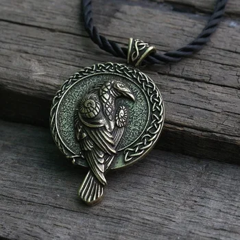 Retro Trend Módy Nordic Talizman Viking Zvierat Série Vrana Mužov Prívesok Náhrdelník Módne Šperky