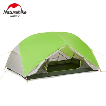 Naturehike Mongar 2 Camping Stan Ultralight Vonkajšie 3 Sezóny Nepremokavé 20 D Nylon Turistika Stan pre 2 Osoby Backpacking Stan