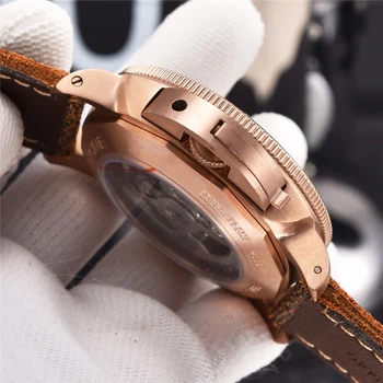 Vlastné luxusné značky PAM1:1 rovnakom štýle vysoko kvalitnej nerezovej ocele veľký hodinky pánske AAA automatické mechanické náramkové hodinky tourbillon
