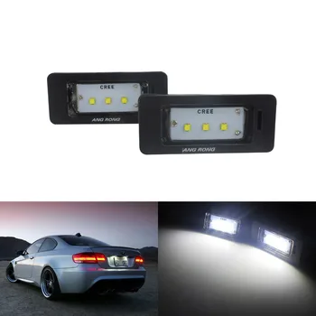 ANGRONG Canbus LED Licenčné Číslo Doska Svetlo Lampy(CA247) Pre BMW 5-Series E39 M5 E60 E61 F10 F11 3-Series E90 E91 E92 E93