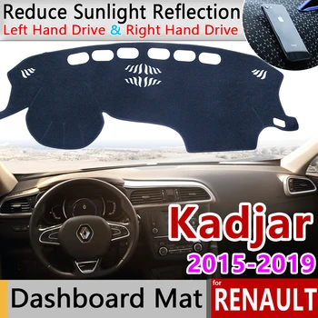 Pre Renault Kadjar 2016 2017 2018 2019 Anti-Slip Mat Panel Kryt Pad Slnečník Dashmat Chrániť Koberec Auto Príslušenstvo