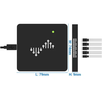 TZT 16-CH Logika Analyzer 1GHz Sample Rate USB 3.0 Pásma 5Gbps Maximálne DSLogic U3Pro16/32