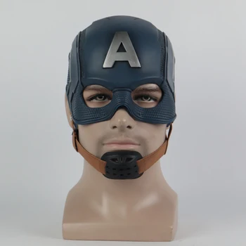 Nová Maska Kapitán Cosplay Maska Amerike Kostým Halloween Party Latex Dospelých Prop