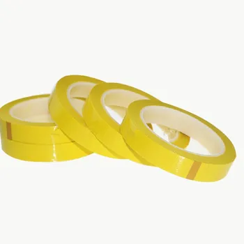 5 ks/veľa 66 Meter Tmavo žltá Mara pásky PET transformer batérie plyn cievka izolované polyester vysokej teplote pásky