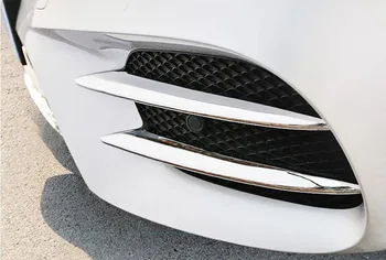 ABS Chrome Predné Hmlové Svietidlo Kryt Výbava Prerobit AMG 4pcs Na Mercedes Benz Triedy E W213 E200 E300 E43 2016 2017 2018 2019 2020