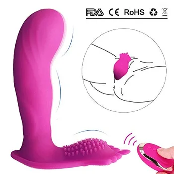 Prenosné Vibračné Prútik USB Nabíjateľné Neviditeľné Silikónové Klitorisu Pošvy Masér pre Ženy Hračky pre Dospelých G-bod Stimulátor