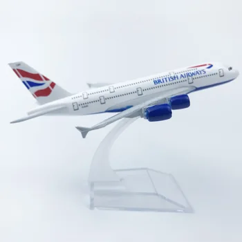 Spojené Kráľovstvo Virgin Atlantic Boeing 747 modelu Lietadla British Airways Jeden Svet Spojené Kráľovstvo Airbus A380 Lietadlo Hračka rovina