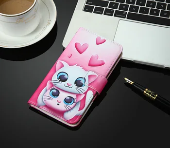 Maľované peňaženky puzdro Pre HTC Desire 12 12+ 12S U12 Život U12+ Túžba 550 Flip Kožené Telefón puzdro