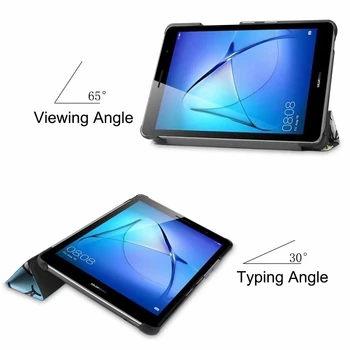 Prípad Pre Huawei MatePad T8 2020 Kobe2-L03 KOB2-L09 8.0 palcový Funda Tablet Slim Magnetické Skladací Stojan Shell Capa Coque+film+pero