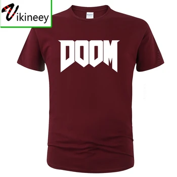 2020 Letné Módy Doom T-shirt Hra Vytlačené T Shirt Mužov Bavlna, Krátky Rukáv Bežné Streetwear Homme Topy Tees