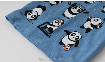 Panda Bavlna Tričko Dlhý Rukáv Deti Tielko Baby Chlapci Oblečenie Značky Dieťa Deti t košele, Topy Tee Chlapci Blúzky 1-7Y