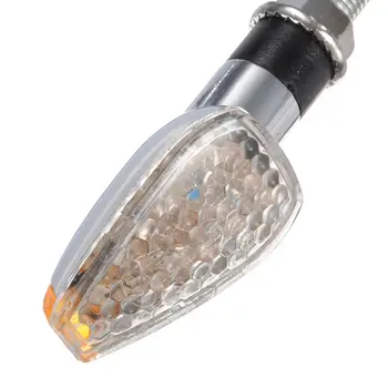 2 ks 12V 10 LED Bullet Zase Signálneho Svetla Univerzálne Motocyklové Nepremokavé E-Označené Super Jasný Indikátor Blinker Lampa Amber