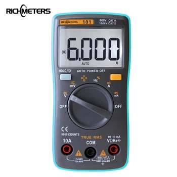 45% ZĽAVA RM101-RM111 Digitálny Multimeter 6000 počíta Podsvietenie AC/DC Voltmeter Ammeter