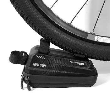 WILD MAN Cyklistické tašky 5.5-6.6 Inch Phone Bag Nepremokavé Predný Rám Taška Citlivý Dotykový Displej MTB Taška Cestnej Bike Príslušenstvo