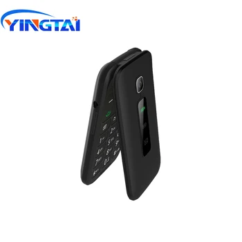 Lacné YINGTAI T31 Flip Senior Push-Button Mobilný Telefón 3G 2,4 palca SOS Volanie FM Starý Muž Funkciu flip klávesnice Drapákové Mobil