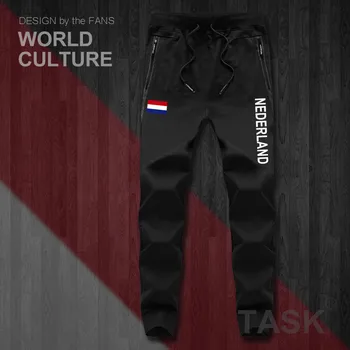 Holandsko Nízke Krajín Holland holandský NLD NL pánske nohavice joggers jumpsuit tepláky stopy potu fitness fleece taktické bežné