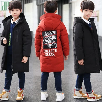 HH detské oblečenie 2020 chlapec teplé zimné oblečenie dole bavlnená bunda s Kapucňou pre chlapcov kabát nepremokavé vrchné oblečenie deti vetrovka