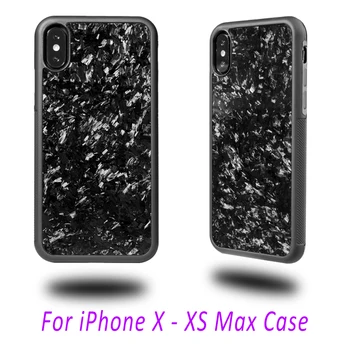 Nový Štýl Luxusný Zadný Kryt Kované Uhlíkových Vlákien puzdro Pre iPhone X XS Kryt Shockproof Mäkké TPU Pre iPhone XR XS Max Prípade