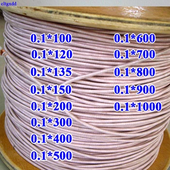 0.1 x 500 600 800 0.1x1000 2000 akcie ťažobných stroj antény Litz drôt multi-strand medený drôt polyester hodváb obálky priadza