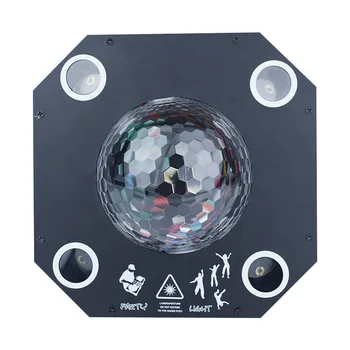 YSH Laserová Diskotéka DJ Svetlá RGB Fáze Dekorácie Projektor LED Magic Ball Laser Party Svetlo Dmx ovládač pre KTV Svadbu