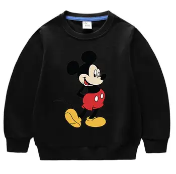 Disney Mickey mikina s kapucňou t shirt dieťa dievčatá batoľa chlapec oblečenie dievčatá dlhý rukáv šaty Mikina deti hoodies oblečenie pre deti