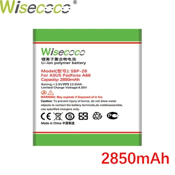 WISECOCO 2850mAh SBP-28 Batéria Pre Asus Padfone A66 Telefón Na Sklade, Vysoká Kvalita +Sledovacie Číslo