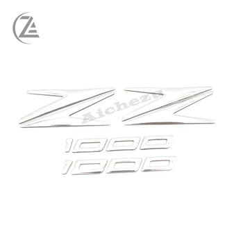 ACZ Príslušenstvo Nálepky Na Kawasaki Z 1000 Všetky Modely Odznak Znak Z1000 3D Chrome Logo Motocykel Vinly Tvar Z Obtlačky
